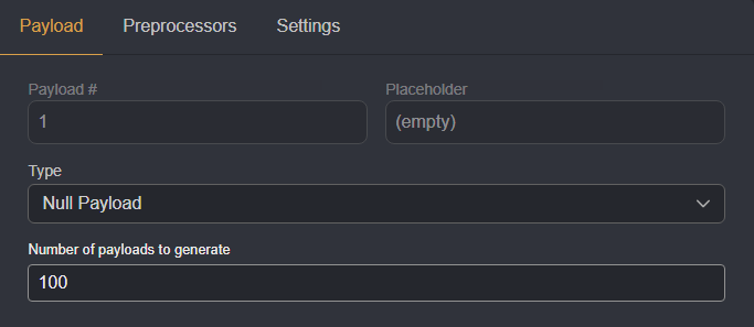 Specifying the number of times to resend the request.