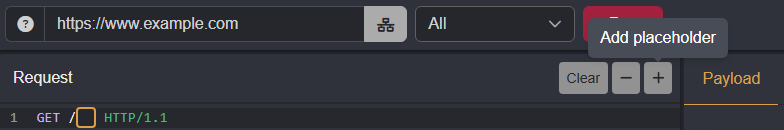 Marking a placeholder.